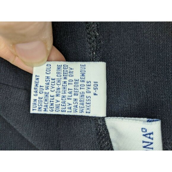 Merona Size L Large Skirt Black Stretchy Long Modest - Picture 4 of 5